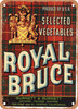 Royal Bruce Vegetables  - Rusty Look Metal Sign