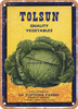 Tolsun Arizona Vegetables - Rusty Look Metal Sign