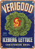 Verigood Salinas Lettuce - Rusty Look Metal Sign