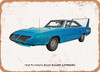 1970 Plymouth Road Runner Superbird Oil Painting - Rusty Look Metal Sign