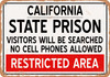 State Prison of California Reproduction - Metal Sign
