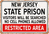 State Prison of New Jersey Reproduction - Metal Sign