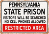 State Prison of Pennsylvania Reproduction - Metal Sign