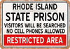 State Prison of Rhode Island Reproduction - Metal Sign