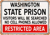 State Prison of Washington Reproduction - Metal Sign