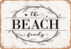 The Beach Family (Style 1) - Metal Sign