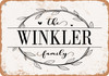 The Winkler Family (Style 1) - Metal Sign