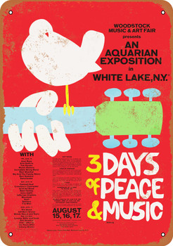 Woodstock - Metal Sign