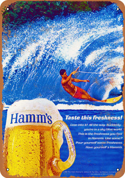 Hamm's Beer - Metal Sign