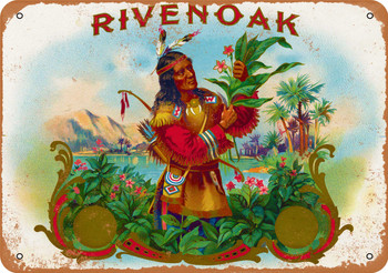 Rivenoak Cigars - Metal Sign