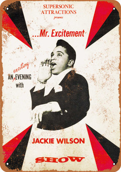 The Jackie Wilson Show - Metal Sign