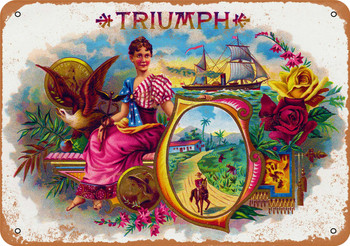 Triumph Cigars - Metal Sign