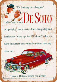DeSoto - Metal Sign
