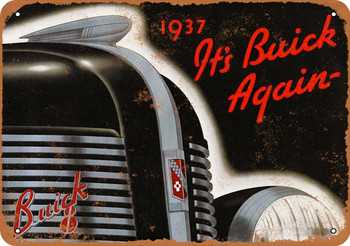 1937 Buick - Metal Sign