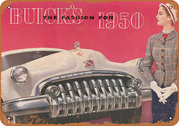 1950 Buick - Metal Sign