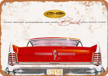 1958 Buick - Metal Sign