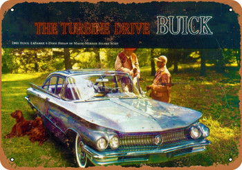 1960 Buick Turbine - Metal Sign