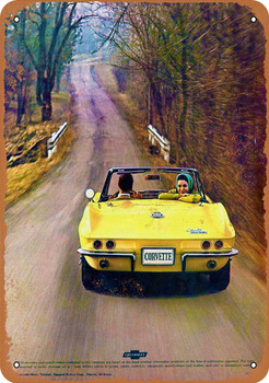 1965 Corvette - Metal Sign 2