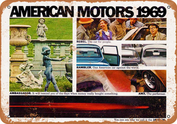 1969 AMC - Metal Sign