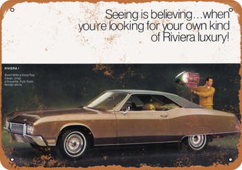1970 Buick Riviera - Metal Sign