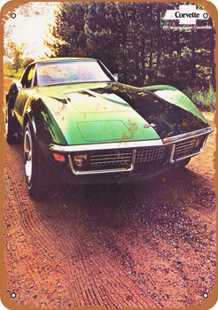1971 Corvette - Metal Sign