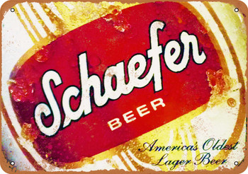 Schaefer Beer - Metal Sign