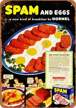 Hormel Spam and Eggs - Metal Sign