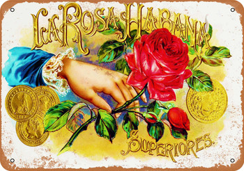La Rosa Habana Cigars - Metal Sign