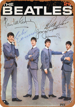 1963 The Beatles - Metal Sign 3