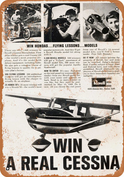 1968 Win a Cessna - Metal Sign