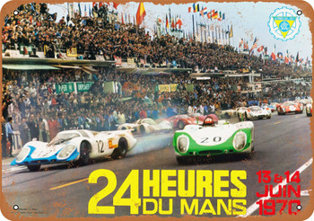 1970 24 Hours of Le Mans - Metal Sign