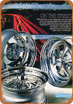 1978 Cragar Wheels - Metal Sign