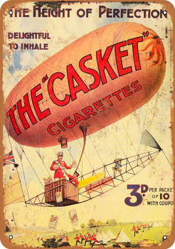 The Casket Cigarettes - Metal Sign