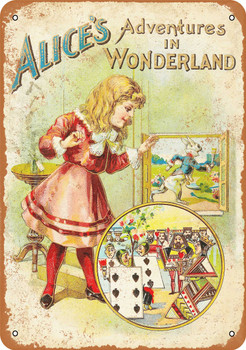 1902 Alice in Wonderland First Edition - Metal Sign