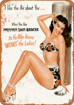 1948 Mennen Skin Bracer - Metal Sign