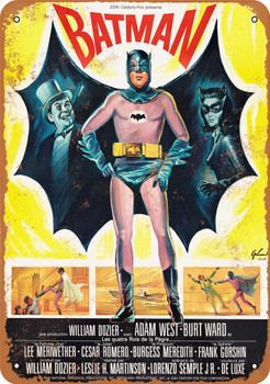 1966 French Batman - Metal Sign