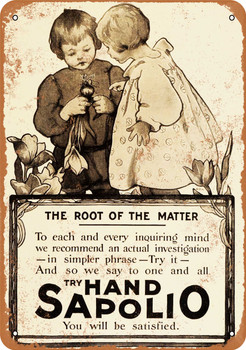 1902 Hand Sapolio Soap - Metal Sign