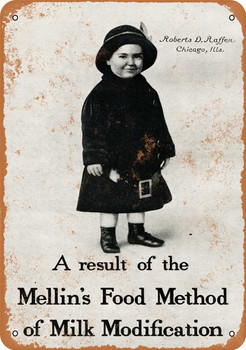 1917 Mellin's Food Method - Metal Sign