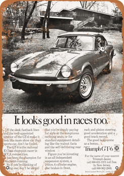 1971 Triumph GT-6 - Metal Sign