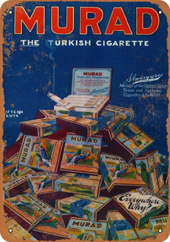 Murad Turkish Cigarettes - Metal Sign