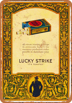 Lucky Strike Cigarettes - Metal Sign