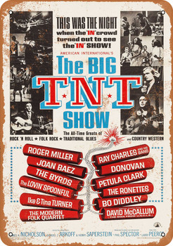 1966 The Big TNT Show - Metal Sign