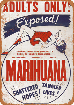 1936 Marijuana Exposed - Metal Sign