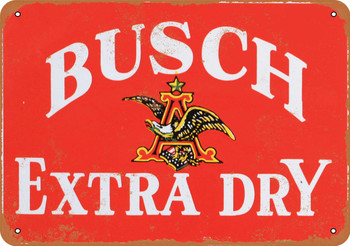 Busch Extra Dry Ginger Ale - Metal Sign