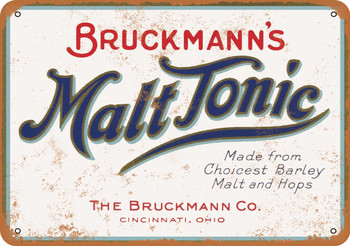 Bruckmann's Malt Tonic - Metal Sign