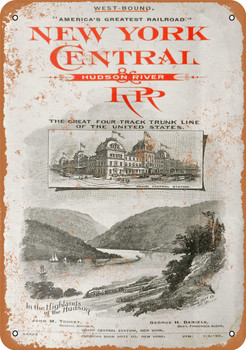 1896 New York Central - Metal Sign