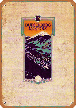 1922 Duesenberg - Metal Sign