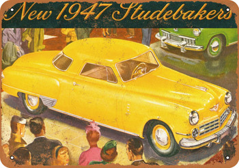 1947 Studebaker - Metal Sign