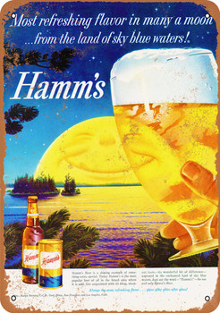 1959 Hamm's Beer - Metal Sign