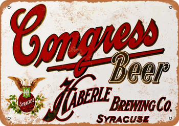 Congress Beer - Metal Sign